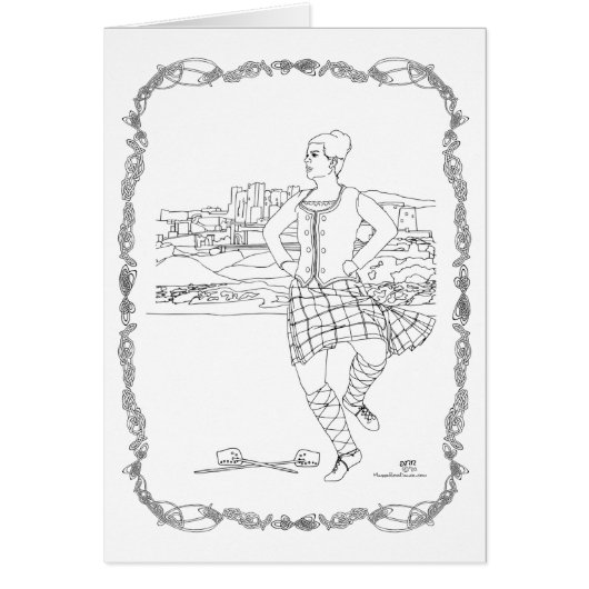 Scottish Highland Dancer (Vorne)