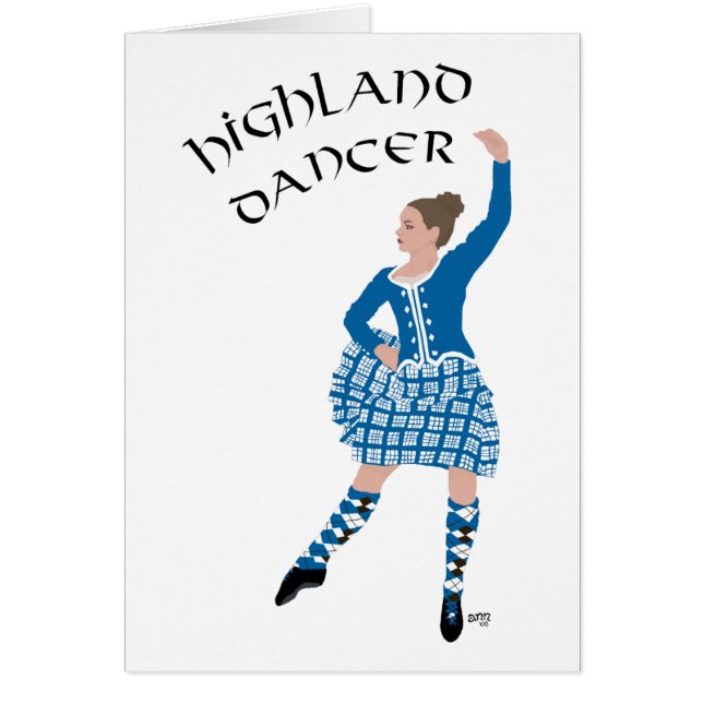 Scottish Highland Dancer - Aquamarin (Vorne)