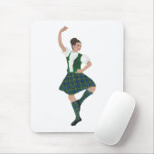 Scottish Highland Dancer Campbell Mousepad (Mit Mouse)