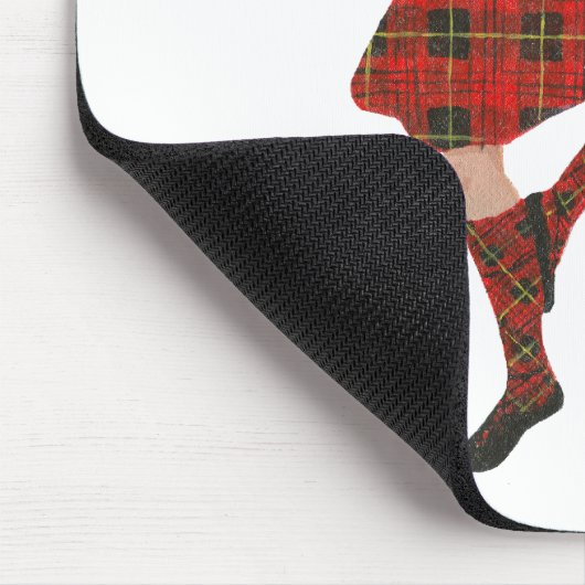 Scottish Highland Dancer Erskine Tartan Mousepad (Ecke)