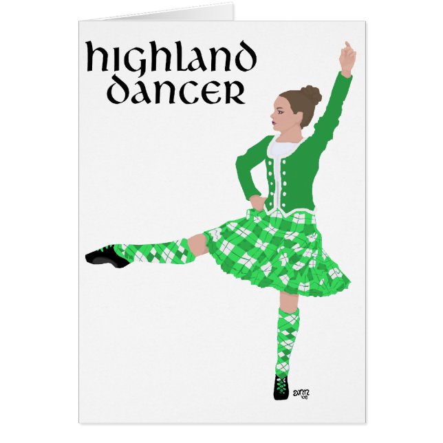 Scottish Highland Dancer Green (Vorne)