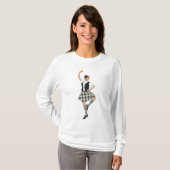 Scottish Highland Dancer MacPherson Tartan T-Shirt (Vorne ganz)