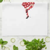Scottish Highland Fling - Red Kariert Handtuch (Gefaltet)
