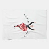 Scottish Highland Fling - Red Kariert Handtuch (Horizontal)