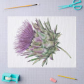 Scottish Highland Thistle Watercolor Seidenpapier (Basteln)
