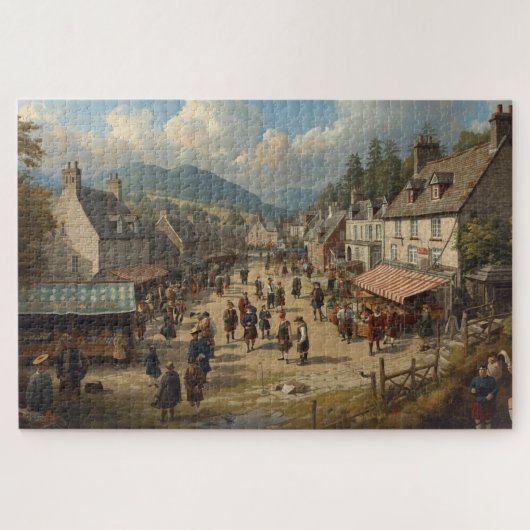 Scottish Highland Village Jigsaw Puzzle (Horizontal)