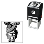 Scottish Highlander Clan Keith Ink Briefmarke Permastempel (Beispiel)