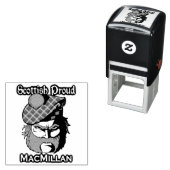 Scottish Highlander Clan MacMillan Ink Briefmarke Permastempel (Beispiel)
