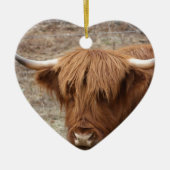 Scottish Highlander Keramik Ornament (Vorne)