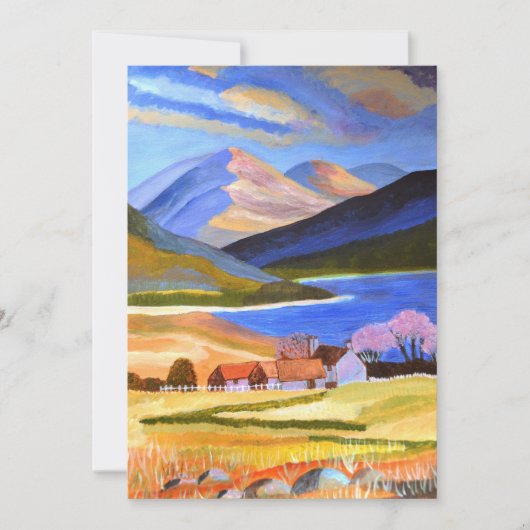 Scottish Highlands 2 Holiday Card Feiertagskarte (Vorderseite)