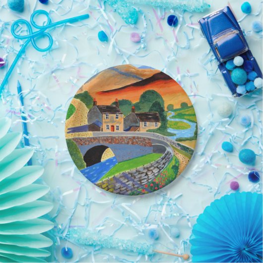 Scottish Highlands 2 Papierplatte Pappteller (Party)