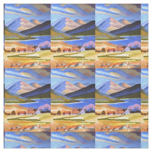 Scottish Highlands Baumwollgewebe Stoff (Muster)