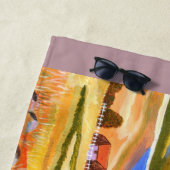 Scottish Highlands beach towel  Strandtuch (Beispiel)