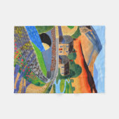 Scottish Highlands Fleece Blanket (Vorderseite (Horizontal))