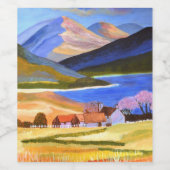 Scottish Highlands Food and Beverage Label Set Weinetikett (Einzelnes Label)