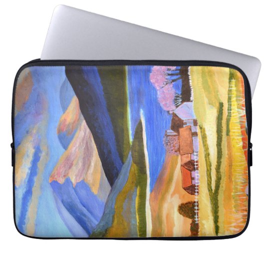 Scottish Highlands Laptop Case (Vorderseite)