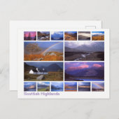Scottish Highlands Multi-Image Postkarte (Vorne/Hinten)