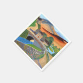 Scottish Highlands Napkins Serviette (Ecke)