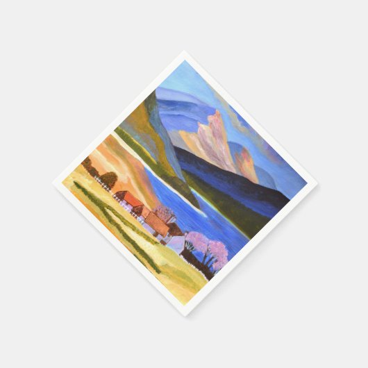 Scottish Highlands Paper Napkin Serviette (Ecke)