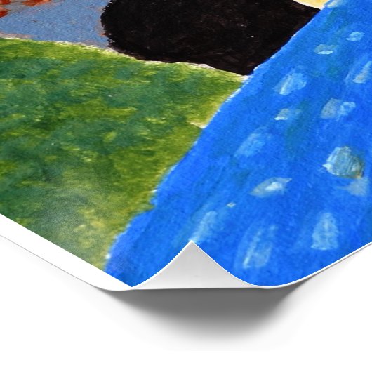 Scottish Highlands Paper Poster (Ecke)