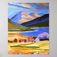 Scottish Highlands Poster