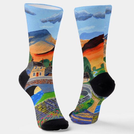 Scottish Highlands socks Socken (Gewinkelt)
