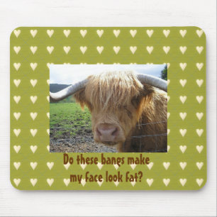 Scottish Highlands Steer Spaß - Mousepad