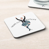 Scottish Higland Dancer - Fling Untersetzer (Linke Seite)