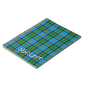 Scottish Honor Clan MacLeod von Harris Tartan Notizblock (Linke Seite)