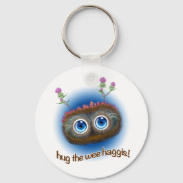 Scottish 'Hoots Toots Haggis' Schlüsselanhänger