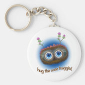 Scottish 'Hoots Toots Haggis' Schlüsselanhänger (Vorne)