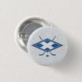 Scottish Ice Hockey Abzeichen Hockey Button (Vorne & Hinten)