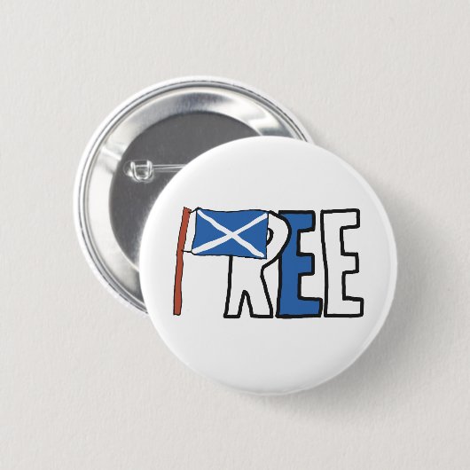 Scottish Independence Indyref2 Button (Vorne & Hinten)