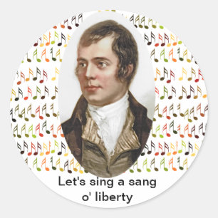 Scottish Independence Liberty Song Sticker
