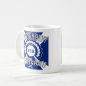 Scottish Independence Vote YES Kaffeetasse (Vorderseite Links)
