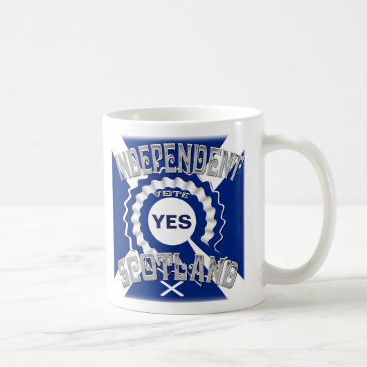 Scottish Independence Vote YES Kaffeetasse (Rechts)