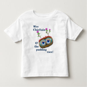Scottish johlt Toots Haggis. Kleiner Häuptling Kleinkind T-shirt