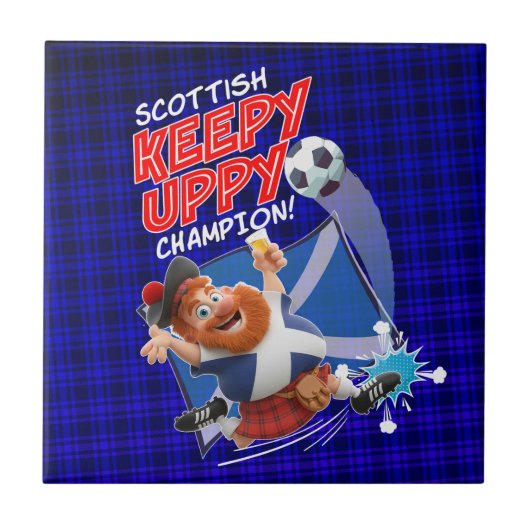 Scottish Keepy Uppy Champion Fliese (Vorderseite)