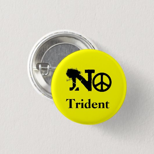 Scottish kein Trident-Knopf-Abzeichen Button (Vorne & Hinten)