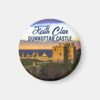 Scottish Keith Clan's Dunnottar Castle Magnet
