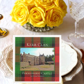 Scottish Kerr Clan Ferniehirst Castle Paper Napkin Serviette