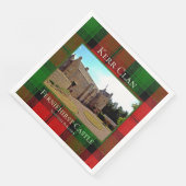 Scottish Kerr Clan Ferniehirst Castle Paper Napkin Serviette (Ecke)