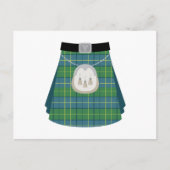 Scottish Kilt Postkarte (Vorderseite)