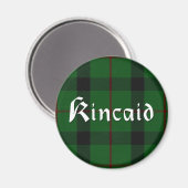 Scottish Kincaid Clan Tartan Kariert "Kühlschrankm Magnet (Vorderseite/Rückseite)