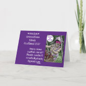 Scottish Kirkyard Gravestone-leere Karte (Rückseite)