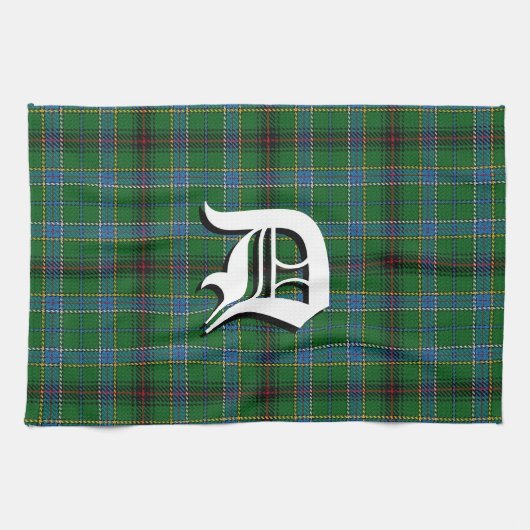 Scottish Kitchen Clan Duncan Tartan Handtuch (Horizontal)