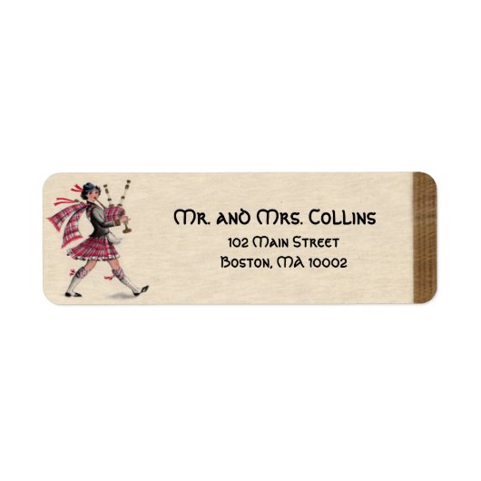 Scottish Lady Labels (Vorne)