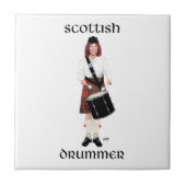 Scottish Lassie - Tenor Drum Fliese (Vorderseite)