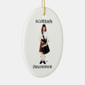 Scottish Lassie - Tenor Drum Keramik Ornament (Rechts)
