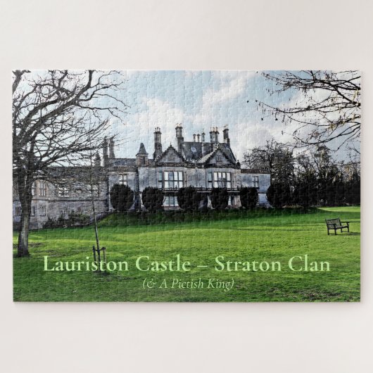 Scottish Lauriston Castle - Straton Clan Puzzle (Horizontal)